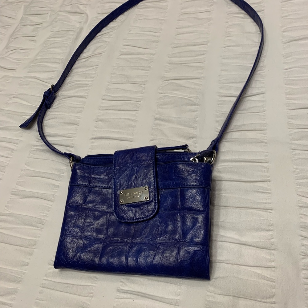 Blue NineWest crossbody!